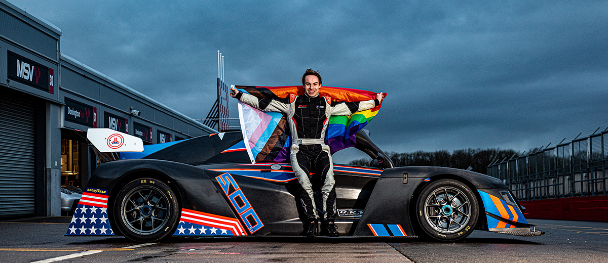 Racing Pride: Celebrating the LGBTQ community in motorsport, Brockenhurst, England, United Kingdom