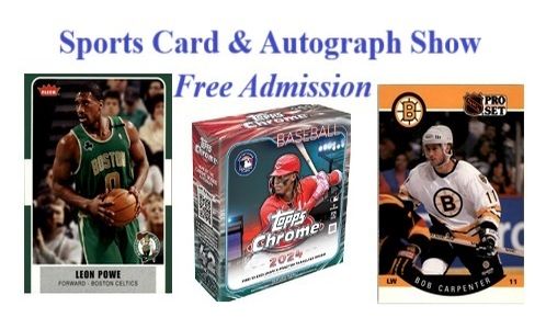 Free Admission Sports Card and Autograph Show, Marlborough, Massachusetts, United States