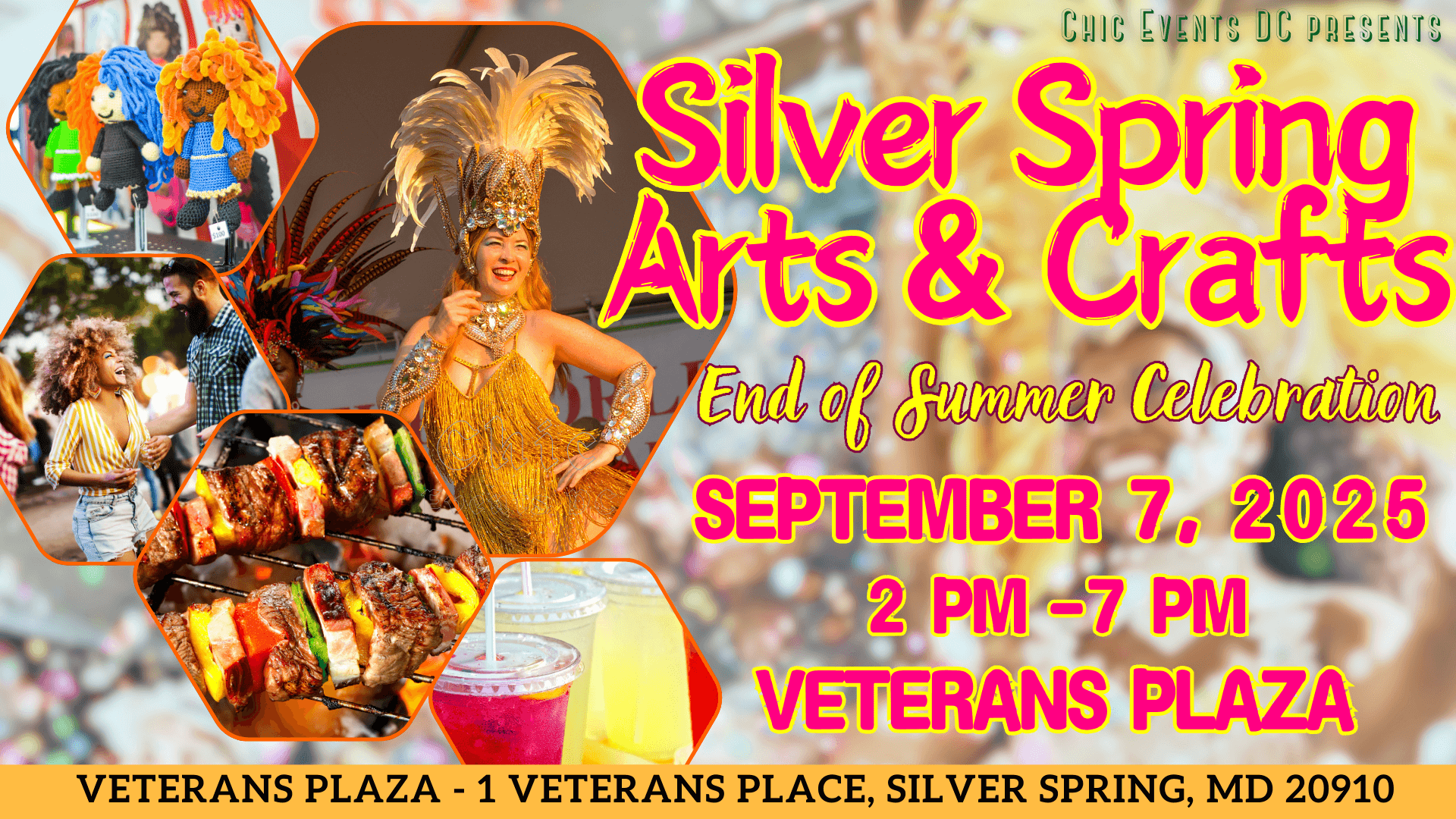 Silver Spring Arts & Crafts End Of Summer Celebration @ Veterans Plaza, Silver Spring, Maryland, United States