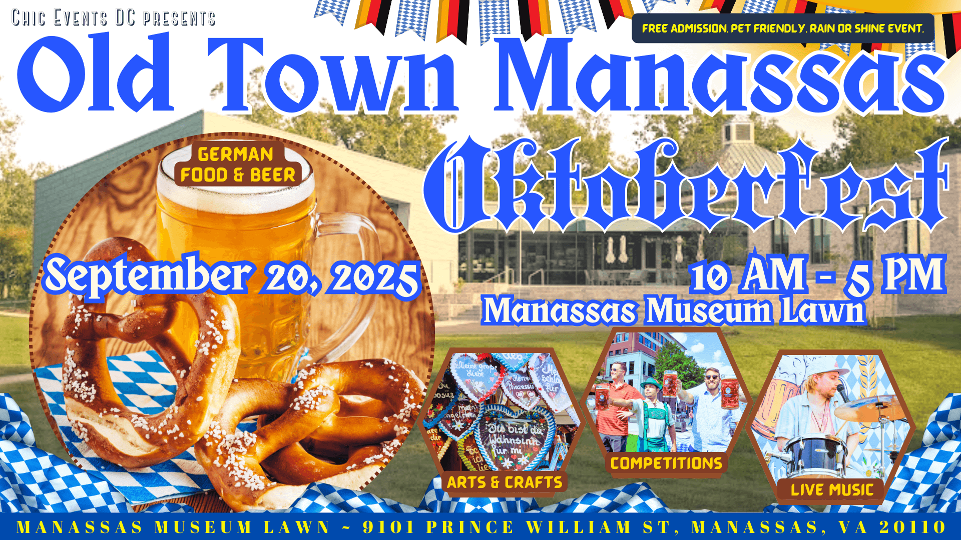 Old Town Manassas Oktoberfest @ Manassas Museum, Manassas City, Virginia, United States