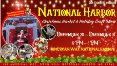 DECEMBER 20 -21 National Harbor Christmas Market and Holiday Craft Show