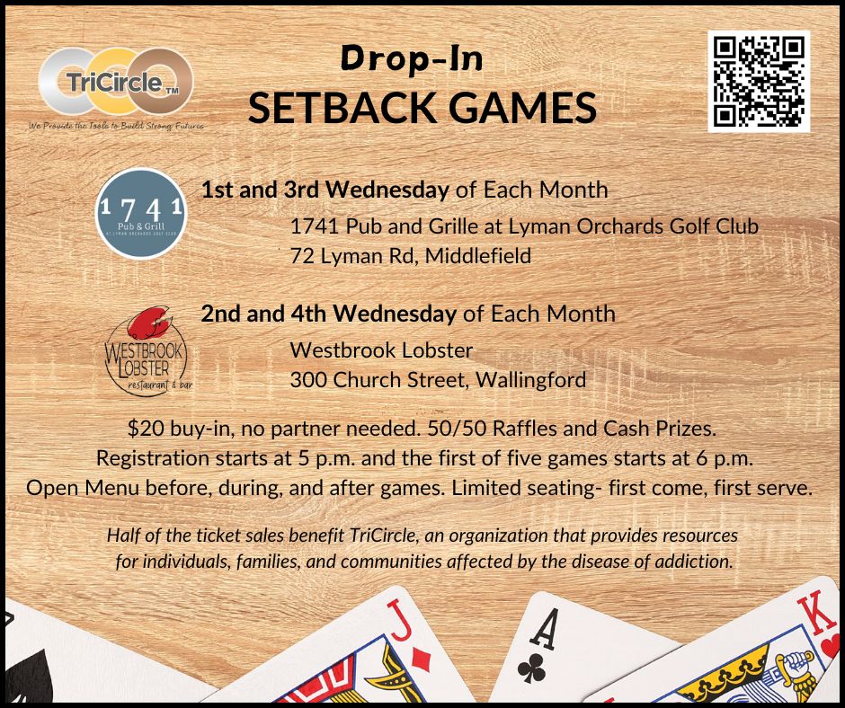 TriCircle's Drop-In Setback Games, Wallingford, Connecticut, United States