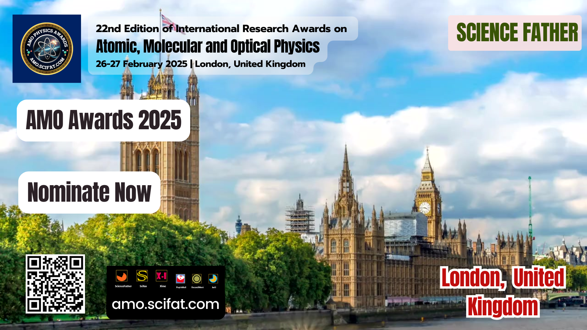 International Research Awards on Atomic, Molecular and Optical Physics, Online Event
