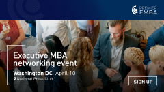 Executive MBA networking cocktail event, Washington D.C.