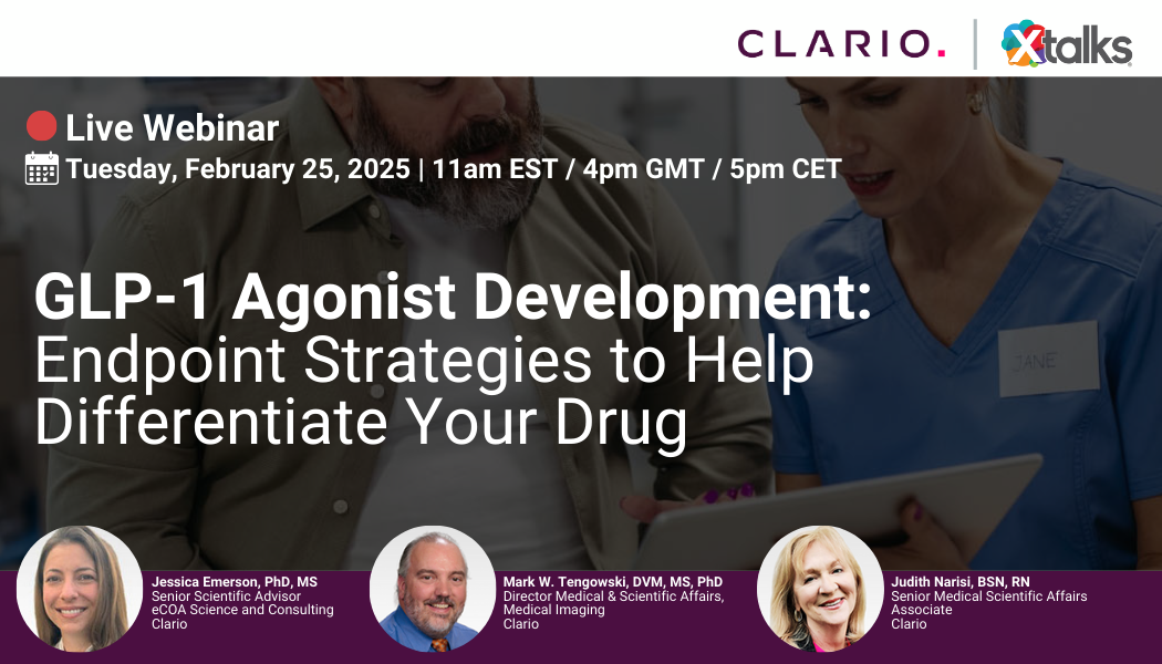 GLP-1 Agonist Development: Endpoint Strategies to Help Differentiate Your Drug, Online Event