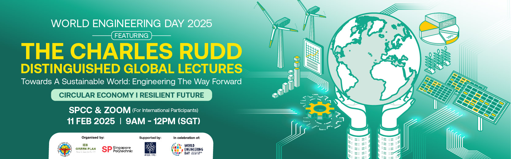 World Engineering Day 2025: Charles Rudd Distinguished Global Lectures, Singapore, South West, Singapore