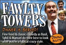 Fawlty Towers Comedy Dinner Show -14/03/2025, Great Yarmouth, England, United Kingdom