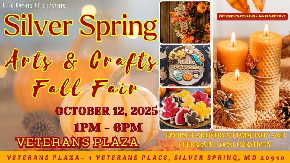 Silver Spring Arts & Crafts Fall Fair @ Veterans Plaza, Silver Spring, Maryland, United States