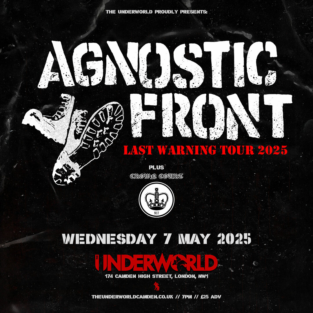 AGNOSTIC FRONT at The Underworld - London, London, England, United Kingdom