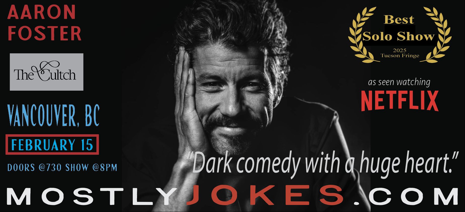 Aaron Foster | "Mostly Jokes" Stand Up Comedy, Vancouver, British Columbia, Canada