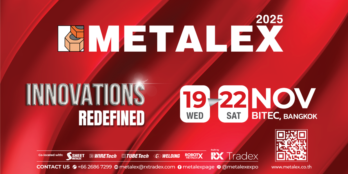 METALEX 2025, Bangkok, Thailand