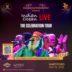 Indian Ocean Band Live in Hartford 2025