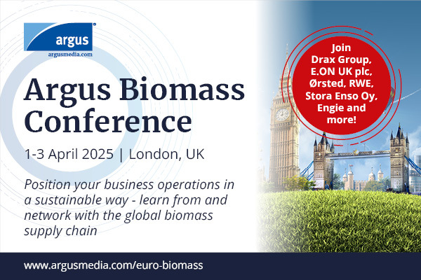 Argus Biomass Conference 2025, London, UK, London, England, United Kingdom