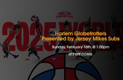 Harlem Globetrotters Tickets Feb 16