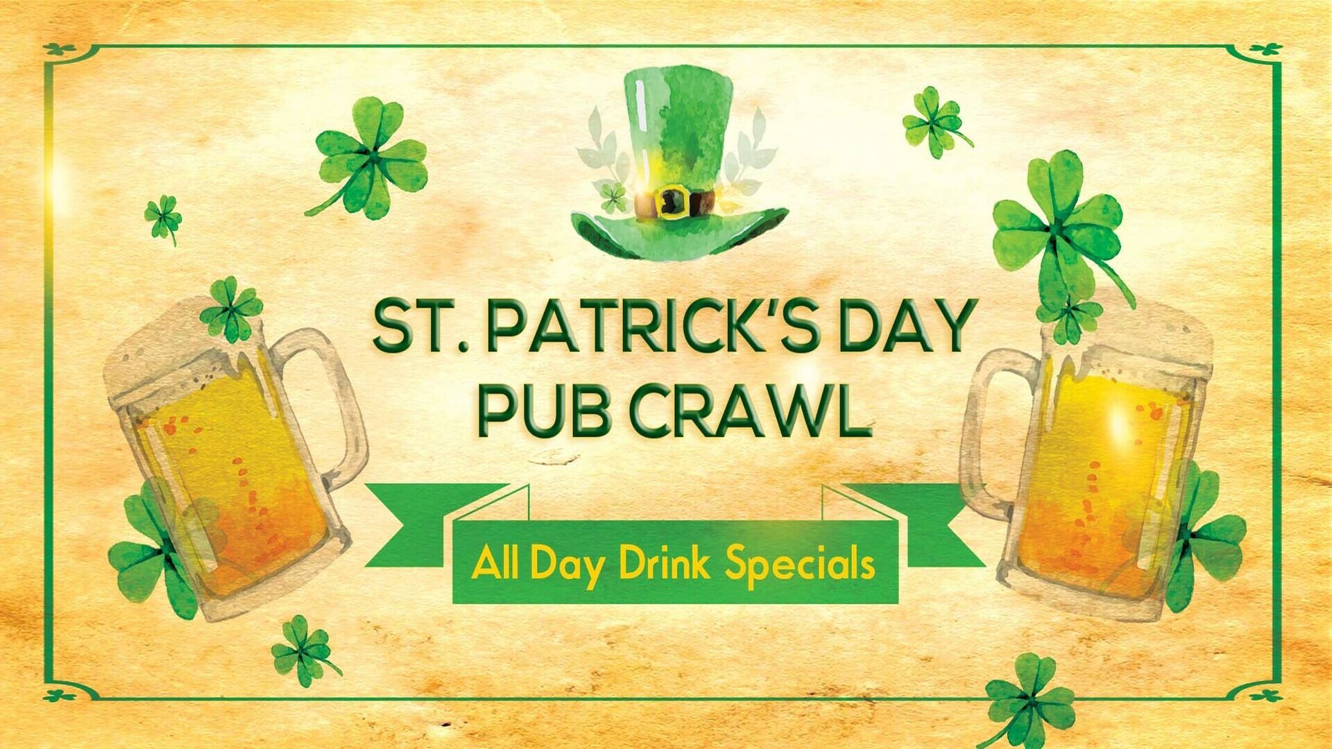 Orlando St Patrick's Day Bar Crawl and Block Party - 10+ bars!, Orlando, Florida, United States