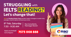 IELTS Reading Masterclass - Rao Consultants