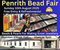 Penrith Bead Fair - Semi Precious and All Beads To Make Great Jewellery. Free Entry and Refreshments!