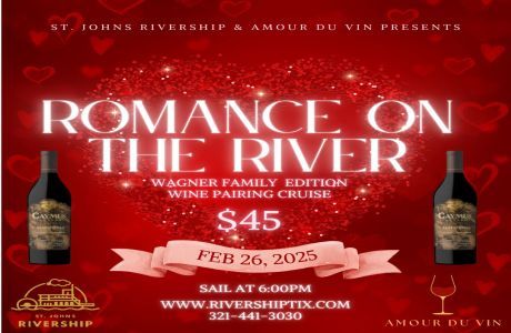 St Johns Rivership: Wagner Family Wine Pairing Cruise, Sanford, Florida, United States
