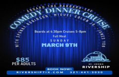 St Johns Rivership Co: Comedy Dinner Cruise Aboard the Barbara Lee
