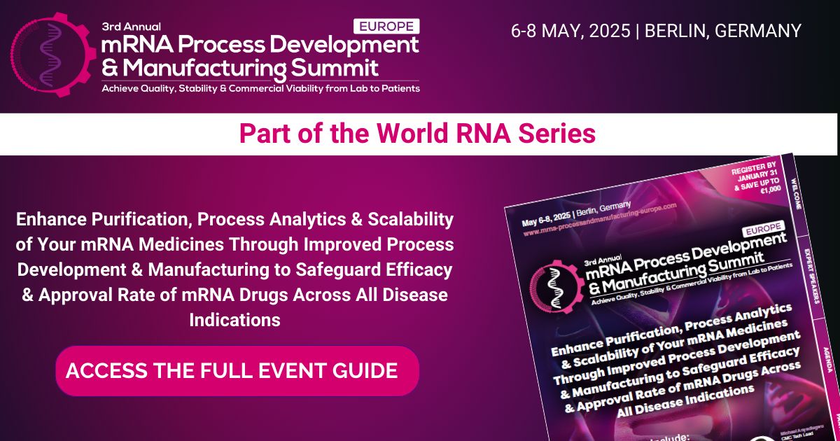 3rd mRNA Process Development and Manufacturing Summit Europe 2025, Berlin, Germany