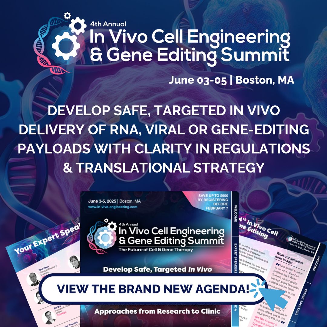 4th In Vivo Cell Engineering and Gene Editing Summit, Boston, Massachusetts, United States