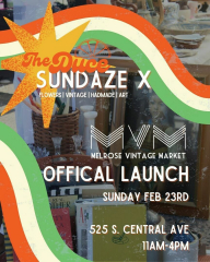 Melrose Vintage Market Pop-up at The Duce!