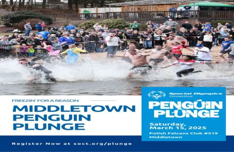 Middletown Penguin Plunge to benefit Special Olympics Connecticut, Middletown, Connecticut, United States