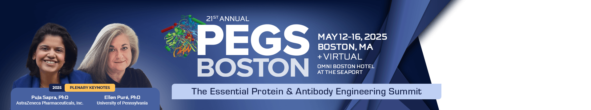 PEGS Protein & Antibody Engineering Summit, Boston, Massachusetts, United States