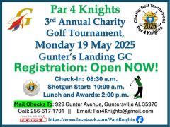 Par 4 Knights Charity Golf Tournament - May 19, 2025