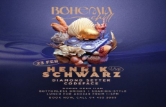 Bohemia Chill With Henrik Schwarz (LIVE), Diamond Setter and Codeface