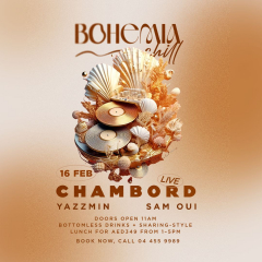 Bohemia Chill With Chambord (LIVE), Yazzmin and Sam Oui