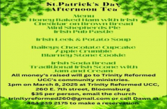 St. Patrick's Afternoon Tea Fundraiser