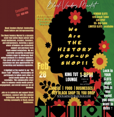 We Are The History Pop Up Shop!