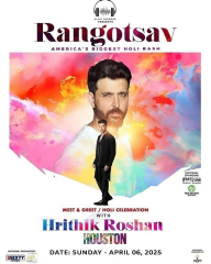 Holi Meet and Greet with Hrithik Roshan - Houston 2025