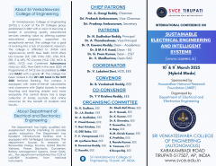 International Conference on Sustainable Electrical Engineering and Intelligent Systems (ICSEEIS)
