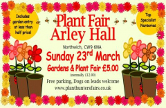 Spring Plant Hunters' Fair at Arley Hall and Gardens on Sunday 23rd March