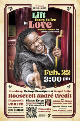LIFT EVERY VOICE IN LOVE with ROO CREDIT and SIMON ESTES Feb. 22 Plymouth Church