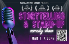 Storytelling + Stand-Up Comedy Show