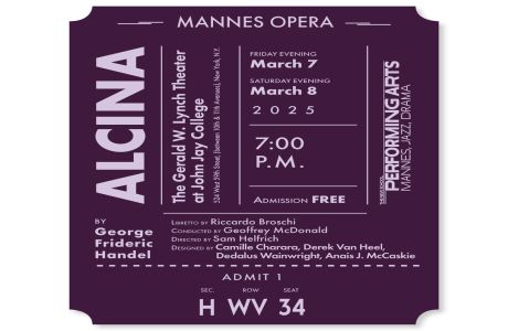 Mannes Opera presents Handel's Alcina, New York, United States