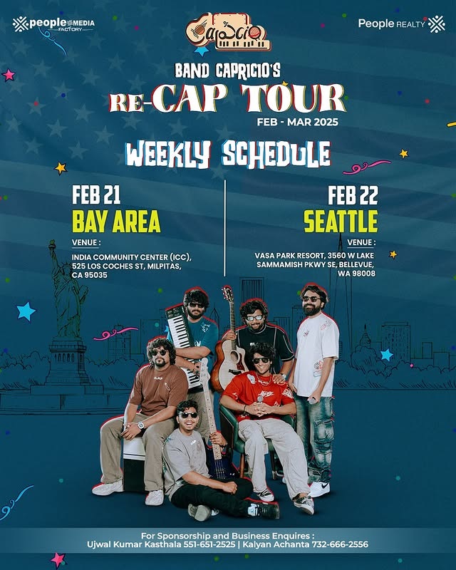 Band Caprico Recap Tour 2025 - Seattle (Age 21+), Bellevue, Washington, United States