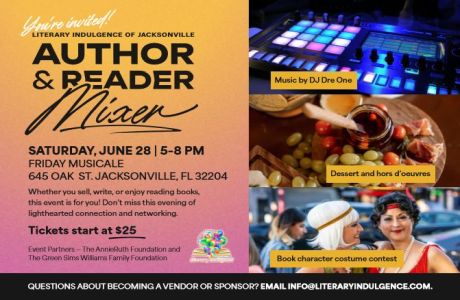 Literary Indulgence of Jacksonville Author and Reader Mixer at Friday Musicale, Jacksonville, Florida, United States