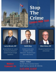 STOP THE CRIME TOUR - Sechelt