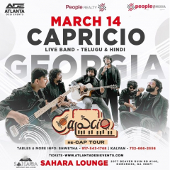 Band Caprico Recap Tour 2025 LIve In Atlanta 21+ Event