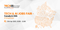 Tech & AI Jobs Fair - Canada & USA | Virtual Hiring Event