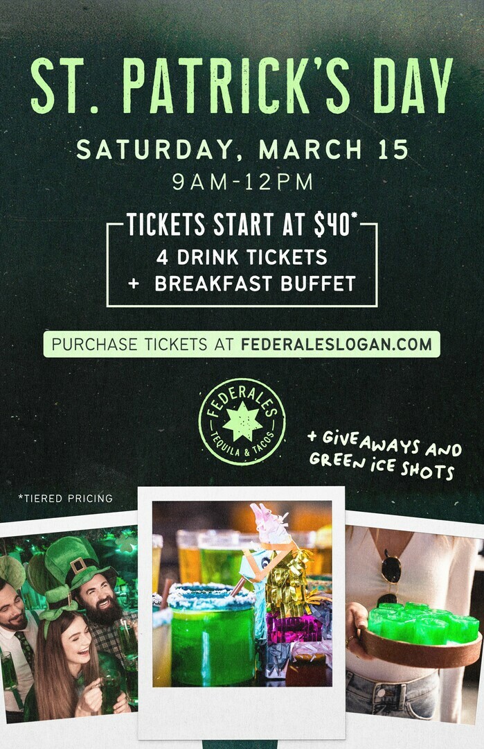 St. Patrick's Day Party at Federales in Logan Square, Chicago, Chicago, Illinois, United States