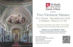 Two Viennese Masses - Mozart Missa Brevis No. 1, in G; K49 and Schubert: Messe in G, D167.