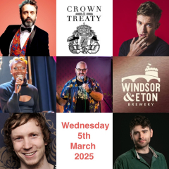 Comedy @ The Crown and Treaty Uxbridge : Ticket Includes a Free Drink- Beer or Wine or Soft Drink