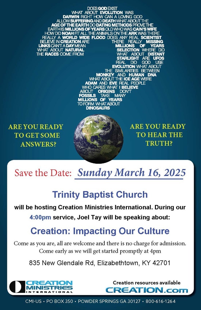 Creation; Impacting Our Culture, Elizabethtown, Kentucky, United States