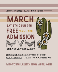 Melrose Vintage Market Back-To-Back Weekend