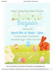 Spring Bazaar